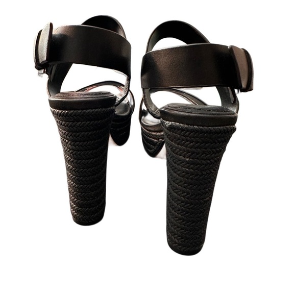 NEW Women's Everyday Yadira-Platform High Heeled Open Toe Sandal Black Size 10 - Picture 9 of 12